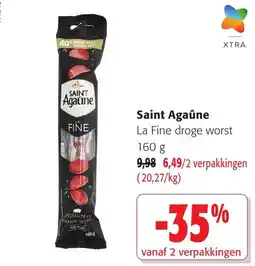 Colruyt Saint Agaune la fine droge worst aanbieding