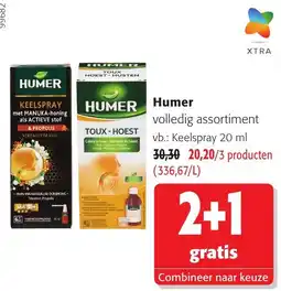 Colruyt Humer volledig assortiment aanbieding