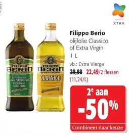 Colruyt olijfolie classico of extra virgin aanbieding