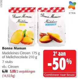 Colruyt Bonne Maman Madeleines aanbieding