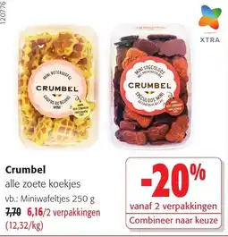 Colruyt Crumbel alle zoete koekjes aanbieding
