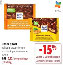 Colruyt Ritter Sport volledig assortiment aanbieding