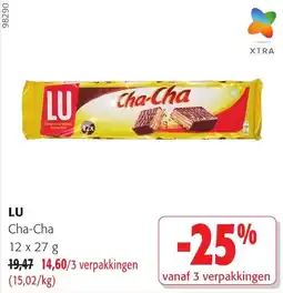 Colruyt LU Cha-Cha aanbieding