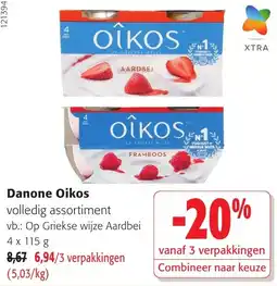 Colruyt Danone Oikos aanbieding