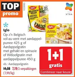 Colruyt Iglo Belgisch vol-au-vent met aardappelpuree aanbieding