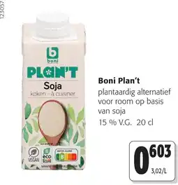 Colruyt Boni Plan't Soja aanbieding