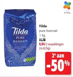 Colruyt Tilda pure basmati aanbieding