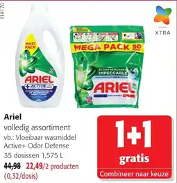 Colruyt Ariel volledig assortiment aanbieding