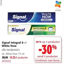 Colruyt Signal Integral 8 of White Now aanbieding