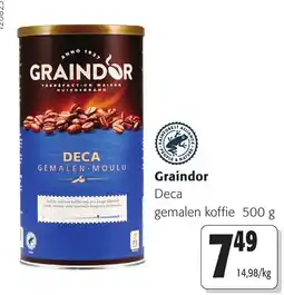 Colruyt Graindor Deca gemalen koffie aanbieding