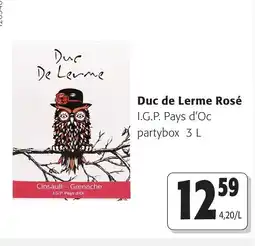 Colruyt Duc de Lermé rosé aanbieding