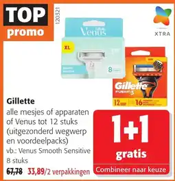 Colruyt Gillette alle mesjes of apparaten of Venus tot 12 stuks aanbieding