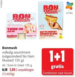 Colruyt Bonmush volledig assortiment aanbieding