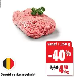 Colruyt Bereid varkensgehakt aanbieding