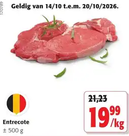 Colruyt Entrecote aanbieding