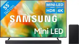 Coolblue Samsung Mini-led 55 M83H (2026) + Samsung HW-Q600F (2025) aanbieding