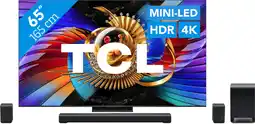 Coolblue TCL SQD Mini-led 65 80L (2026) + TCL S65K aanbieding