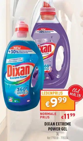 Dixan Extreme Power Gel 3L