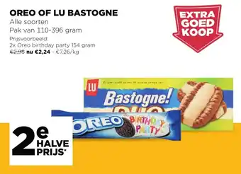 Jumbo Oreo of LU Bastogne 110-396g aanbieding