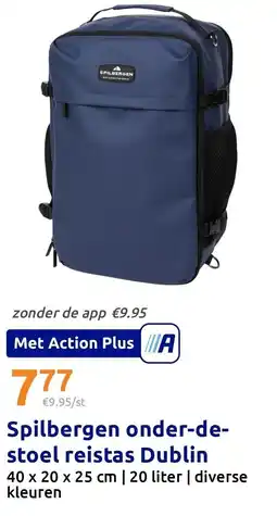 Action Spilbergen onder-de-stoel reistas aanbieding