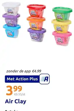 Action Air Clay aanbieding