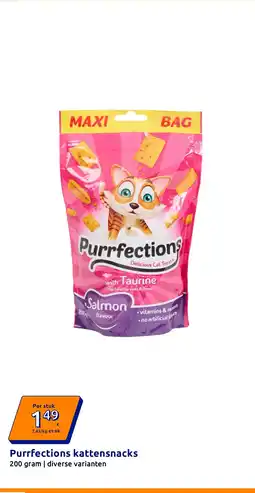 Action Purrfections kattensnacks aanbieding