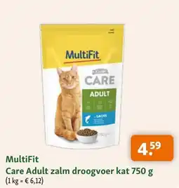 Maxi Zoo MultiFit Care Adult zalm droogvoer kat aanbieding
