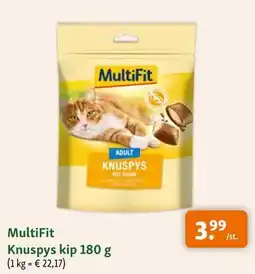 Maxi Zoo MultiFit Knuspys kip aanbieding