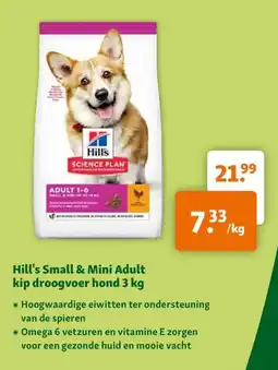 Maxi Zoo Hill's Small & Mini Adult kip droogvoer hond aanbieding