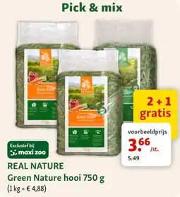 Maxi Zoo real nature green nature hooi aanbieding