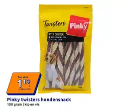 Action Pinky twist ers hondensnack aanbieding