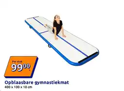 Action Opblaasbare gymnastiekmat aanbieding