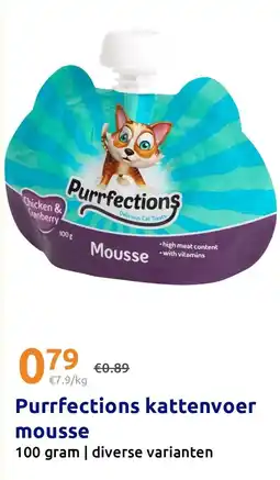 Action Purrfections kattenvoer mousse aanbieding