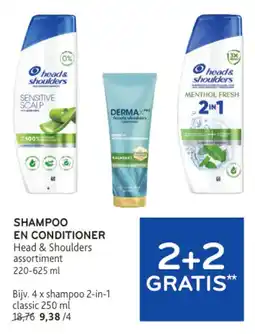 Alvo Shampoo en conditioner head & shoulders assortiment aanbieding