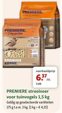 Maxi Zoo premiere strooivoer voor tuinvogels aanbieding