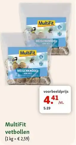 Maxi Zoo MultiFit vetbollen aanbieding