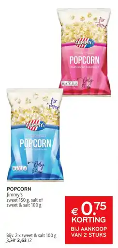 Alvo Popcorn Jimmy's aanbieding