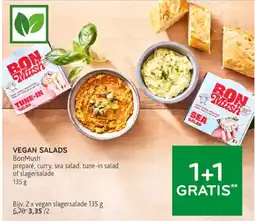 Alvo Vegan salads BonMush aanbieding