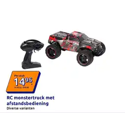 Action RC monstertruck met afstandsbediening aanbieding