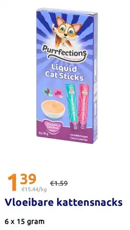 Action Vloeibare kattensnacks aanbieding