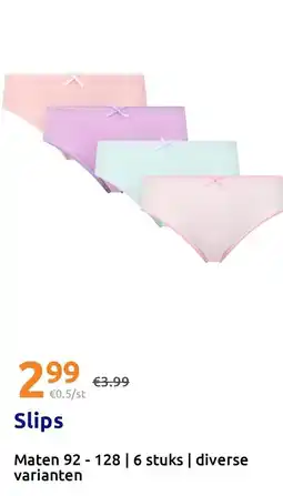 Action Slips aanbieding