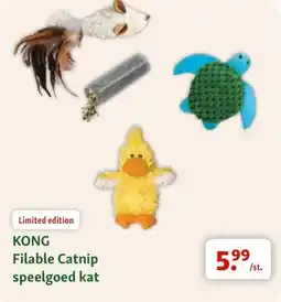 Maxi Zoo Kong filable catnip speelgoed kat aanbieding