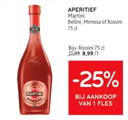 Alvo Aperitief martini aanbieding