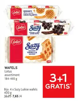 Alvo Wafels Lotus assortiment aanbieding