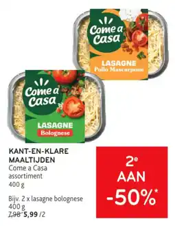 Alvo Kant-en-klare maaltijden come a casa assortiment aanbieding