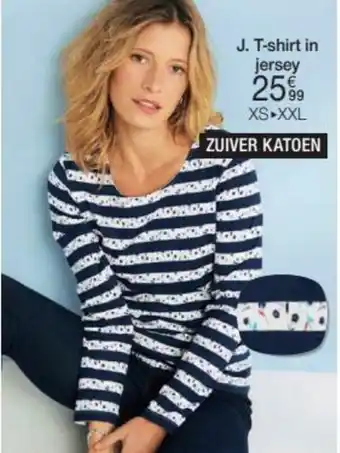 Damart T-shirt in jersey XS-XXL aanbieding