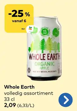 Bio Planet Whole Earth volledig assortiment aanbieding