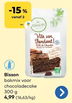Bio Planet Bisson bakmix voor chocoladecake aanbieding