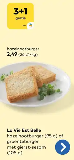 Bio Planet hazelnootburger aanbieding