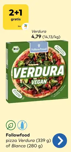 Bio Planet pizza Verdura aanbieding